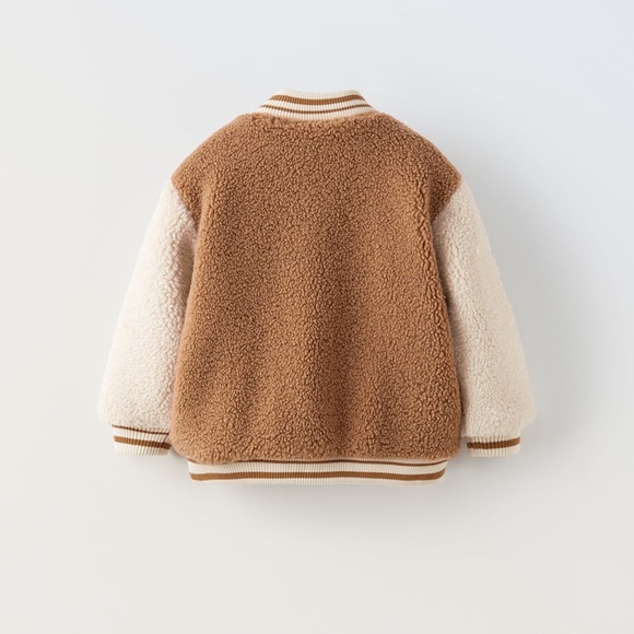 ZARA BABY FLEECE BOMBER - Picture 2 of 5